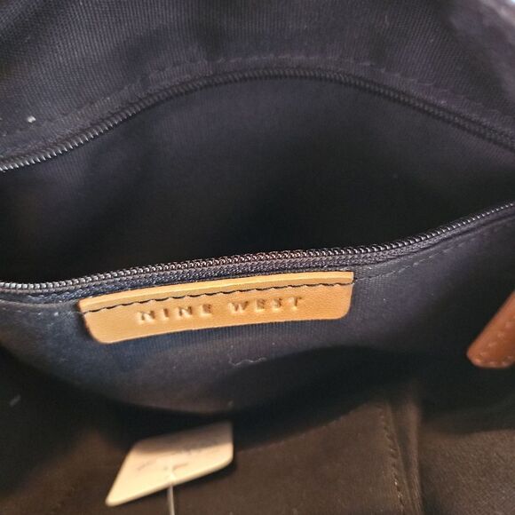 Vintage NINE WEST small canvas handbag - Picture 4 of 7